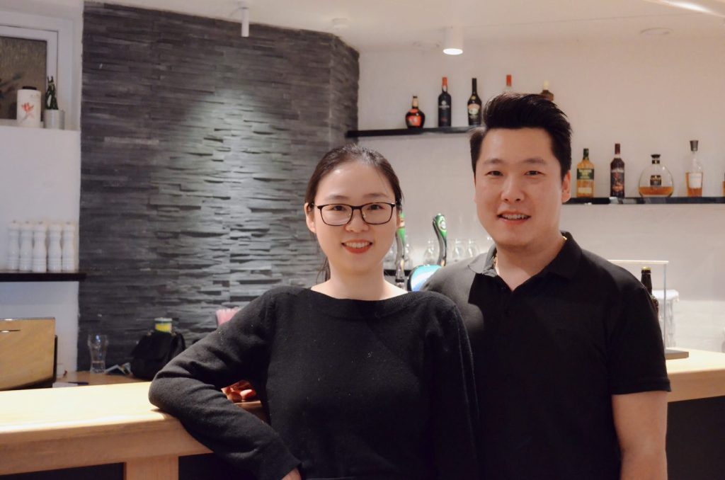 Wang og Siyu ejer Restaurant Jin